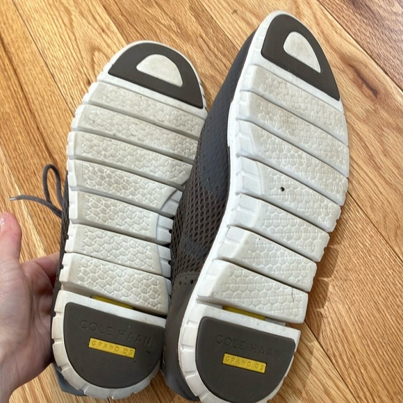 Cole Haan Grand Zero OS Gray Oxfords Light Shoes - Picture 5 of 6